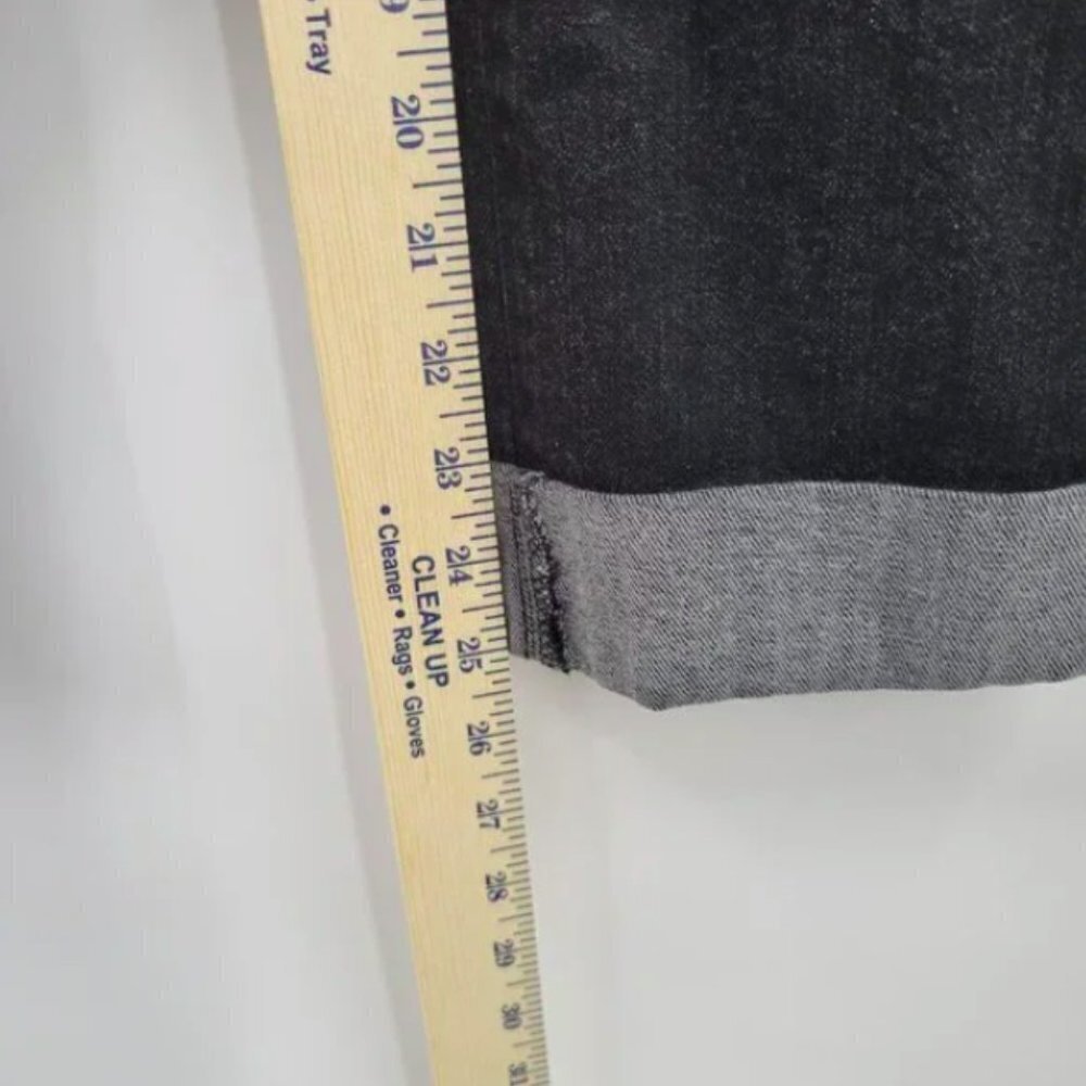 NYDJ Women Black High Rise Crop Denim Jeans Size 6 - Picture 7 of 11